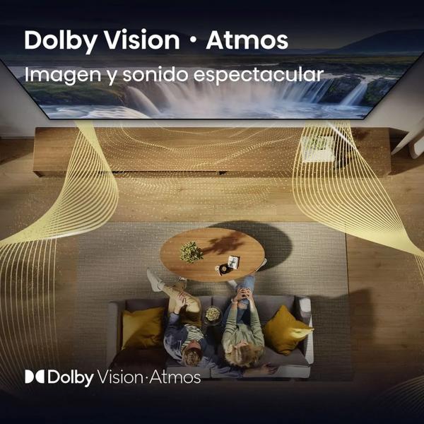 Hisense 75Q6QV 75" QLED 4K UHD Smart TV 3HDMI Vidaa Negro