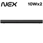 NEX Soundbar 2.0 32 Pulgadas Bluetooth Audio Estéreo Compacto Conectividad Universal Negro