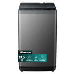 Hisense Lavadora WT1D1030UT 10.5Kg Top Load Tecnología Inverter Lavado Rápido Eficiencia Energética Gris