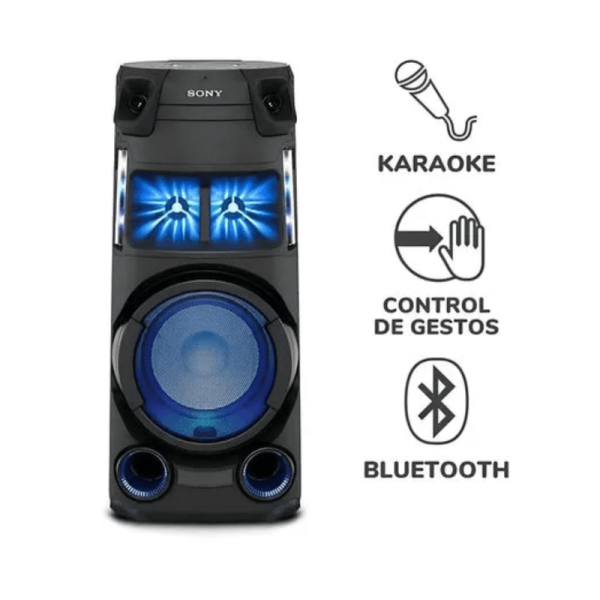 EQUIPO DE SONIDO BLUETOOTH SONY MHC-V43D HDMI, DVD Y KARAOKE