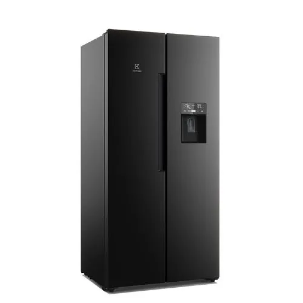 Electrolux ERS45F2P5EB 419L Refrigeradora Side by Side Inverter AutoSense Dispensador de Agua No Frost Negro