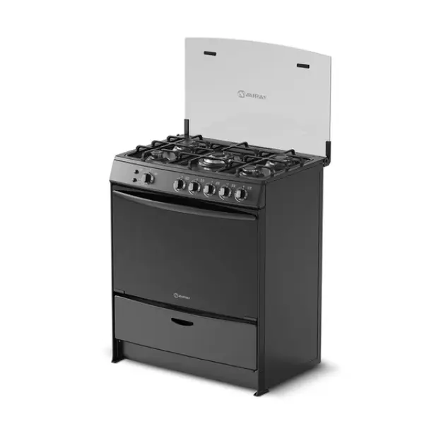 Miray AZALEA PLUS 5 Quemadores Encendido Eléctrico Horno 95 L Negro