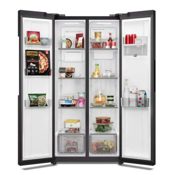 Electrolux ERS45F2P5EB 419L Refrigeradora Side by Side Inverter AutoSense Dispensador de Agua No Frost Negro