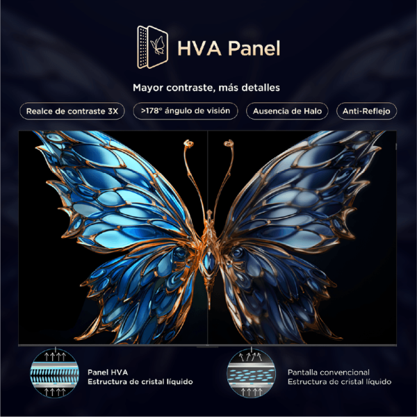 TCL P7K Series 55″ UHD 4K Google TV Dolby Atmos Negro