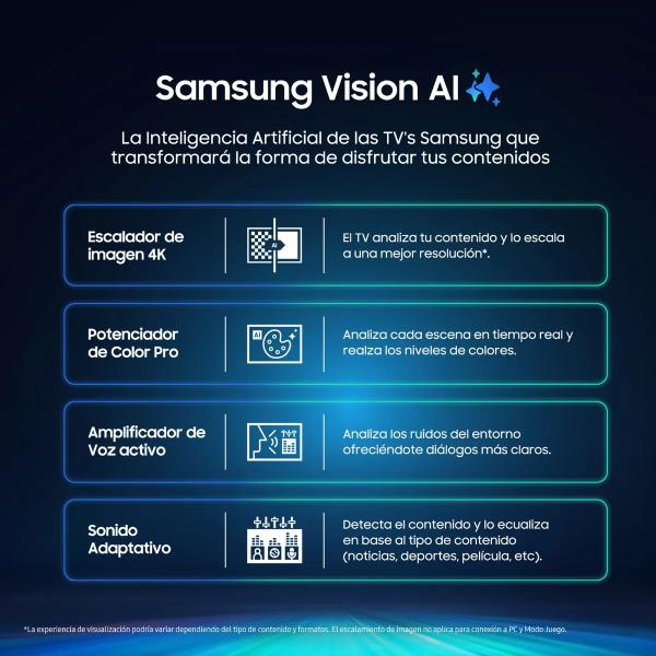 Samsung QN55Q7FAAGXPE 55" QLED Smart TV 4K HDR Quantum HDR Tizen Negro