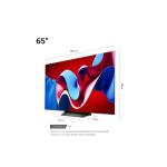 LG OLED C4 65 Pulgadas 4K UHD OLED evo Procesador α9 AI webOS ThinQ Negro