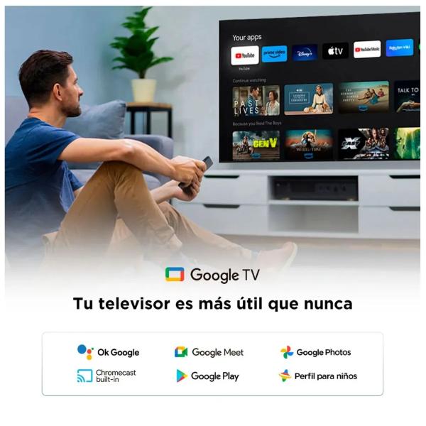 TCL 65V6C 65″ UHD 4K Smart TV HDR Google TV Negro