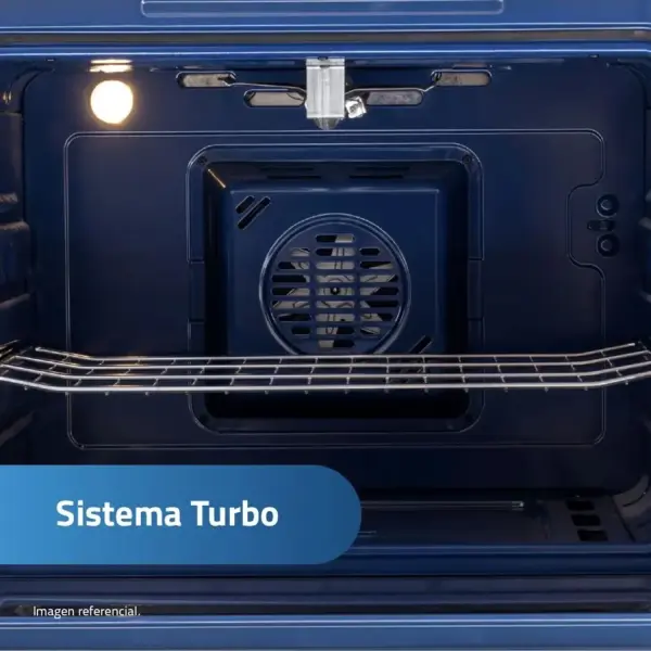 Indurama Montecarlo Zafiro Cocina de Pie 5 Quemadores Panel Frontal Acero Inoxidable Croma