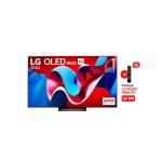 LG OLED C4 65 Pulgadas 4K UHD OLED evo Procesador α9 AI webOS ThinQ Negro