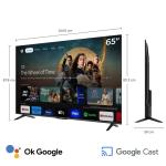 TCL 65V6C 65″ UHD 4K Smart TV HDR Google TV Negro