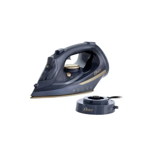 Oster GCSTBS3802 1200W Plancha a Vapor Compacta Vapor Vertical Función Spray Control Temperatura Blanco